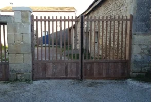 Fabrication du portail et de la clôture de l’église de Champagne-Vigny en Charente